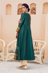 GREEN PISHWAS - EMBROIDERED SHIRT