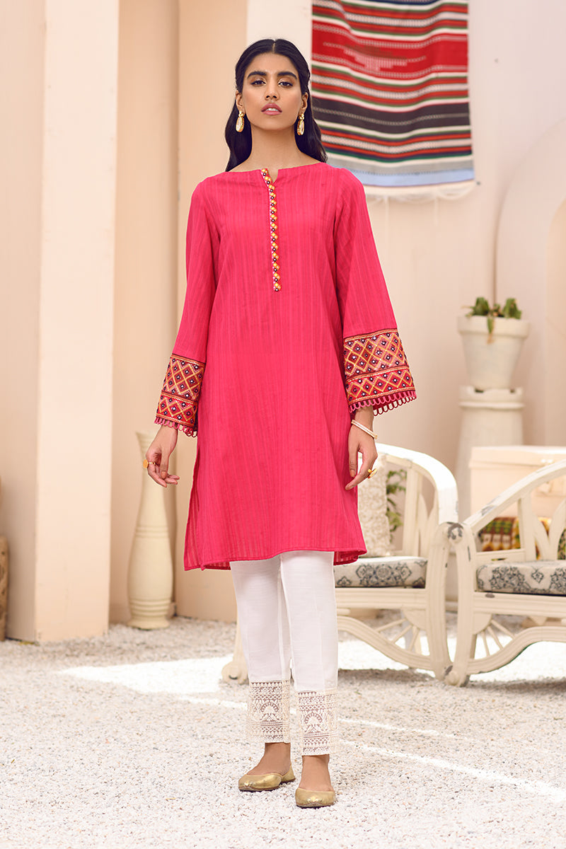 PINK BLOOM - EMBELLISHED SHIRT