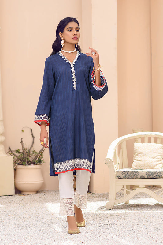AZURE AURA - EMBELLISHED SHIRT