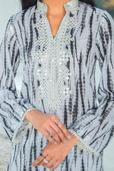 SWIRL RAVEN - EMBELLISHED SHIRT