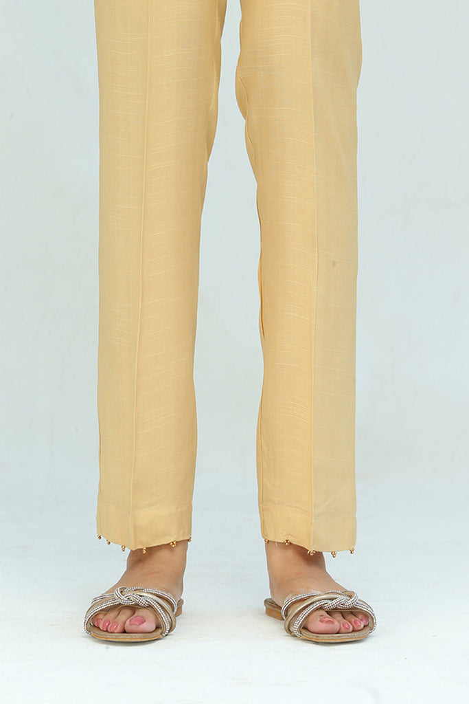 BEADED SILK PANTS 3