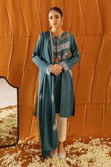 COLONIAL BLUE-2PC (SHIRT & DUPATTA)