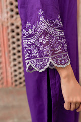 PURPLE ECHO-2PC (SHIRT & TROUSER)