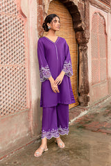 PURPLE ECHO-2PC (SHIRT & TROUSER)