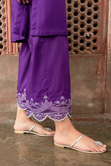 PURPLE ECHO-2PC (SHIRT & TROUSER)