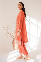 TANGERINE PEARL-2PC (SHIRT & TROUSER)