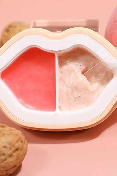 PEACH DUODUO LIP SCRUB