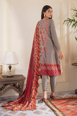 DUSTY ORCHID EMBROIDERED SHIRT - 3PC