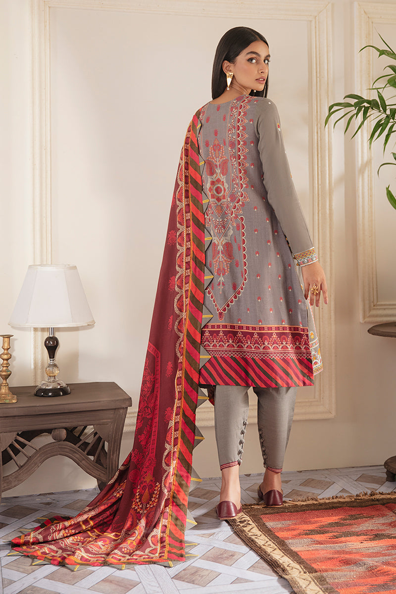 DUSTY ORCHID EMBROIDERED SHIRT - 3PC