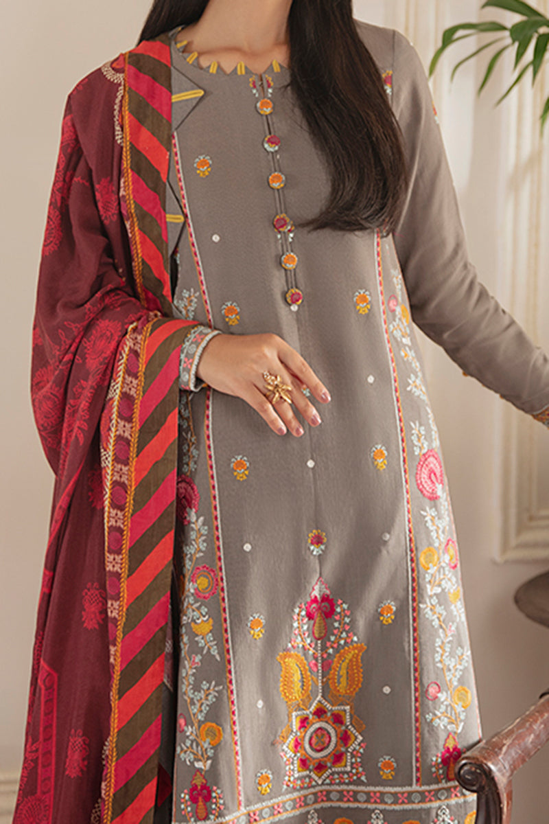 DUSTY ORCHID EMBROIDERED SHIRT - 3PC