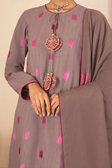 SERE GULL EMBROIDERED SHIRT- 3PC (SHAWL)