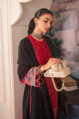CARDINAL MALLOW - 3PC LINEN PRINTED SUIT