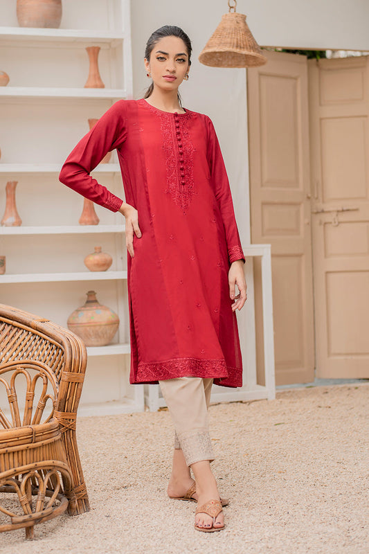 CHERRY SCARLET EMBROIDERED SHIRT