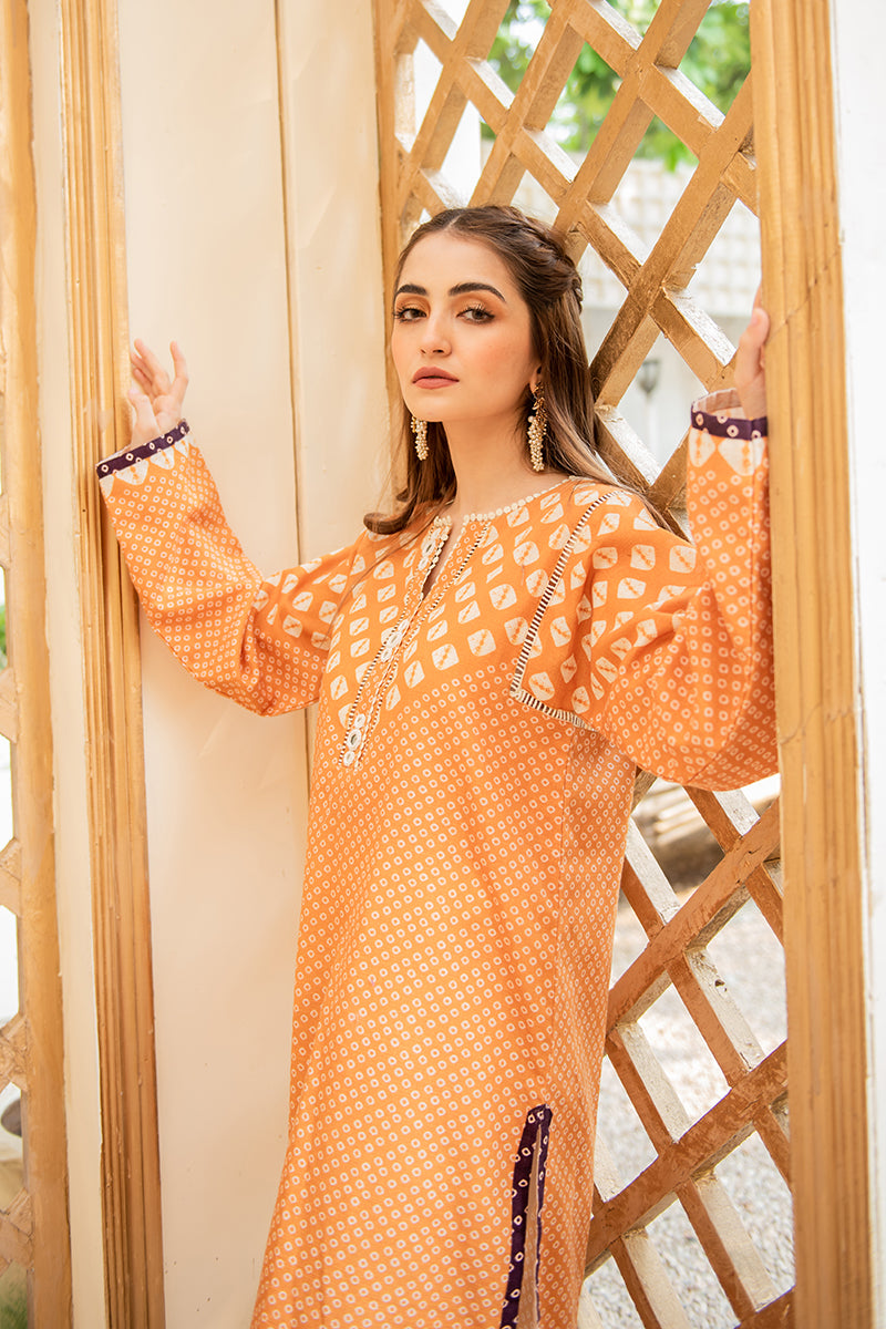 AMBER FLECK PRINTED SHIRT