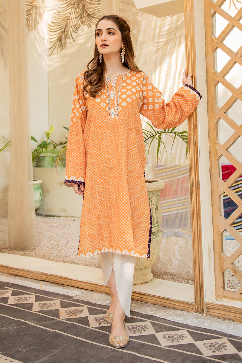 AMBER FLECK PRINTED SHIRT