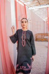 STONE GRAY PRINTED SHIRT