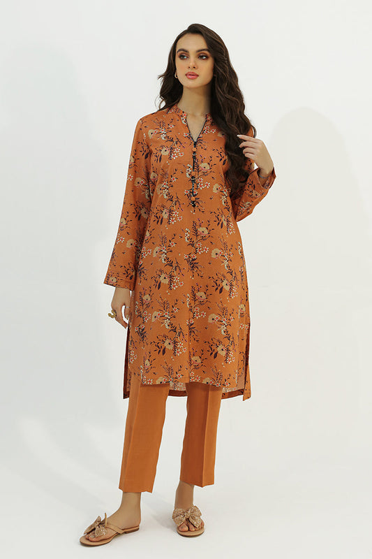 AMBER BLOOM-2PC LINEN PRINTED SUIT