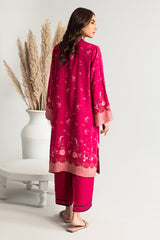 DUSKY GLOW-2PC PRINTED LINEN SUIT