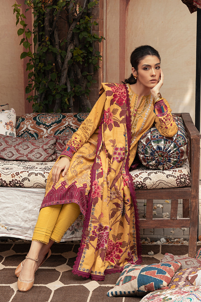 AMBER GLOW-3PC- KHADDAR SUIT