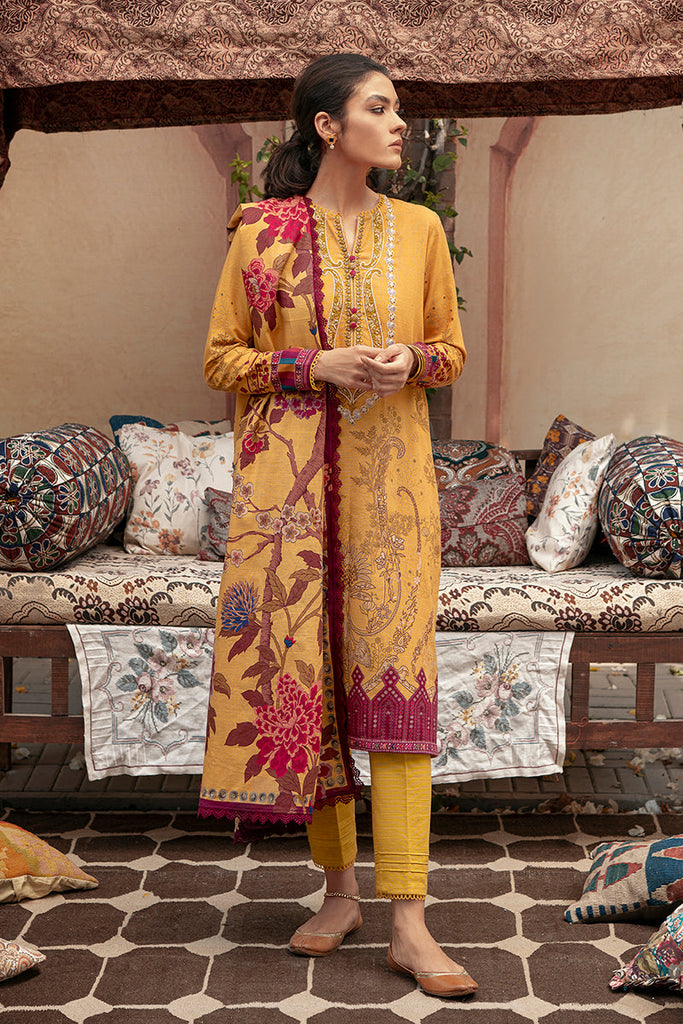 AMBER GLOW-3PC- KHADDAR SUIT