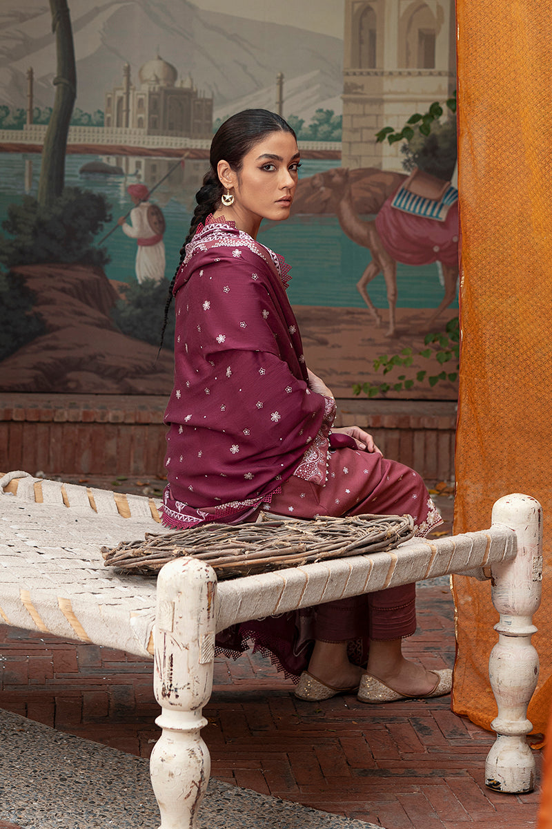 CORAL RISE-3PC- KHADDAR SUIT