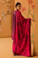 VIOLET FLAIR-3PC DIGITAL PRINTED KHADDAR SUIT