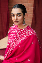 RADIANT HAZE-3PC- EMBROIDERED LINEN SUIT