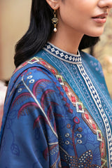 BLUE FROST-3PC- LINEN SUIT