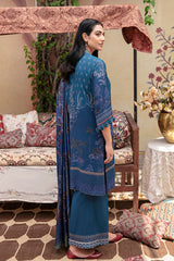 BLUE FROST-3PC- LINEN SUIT