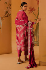 CARMINE TALE-3PC EMBROIDERED MARINA SUIT