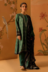 CENDRE GREEN-3PC DIGITAL PRINTED MARINA SUIT