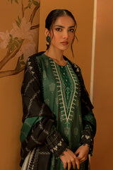 CENDRE GREEN-3PC DIGITAL PRINTED MARINA SUIT