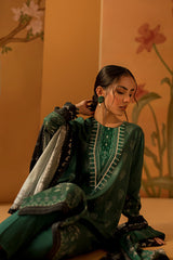 CENDRE GREEN-3PC DIGITAL PRINTED MARINA SUIT