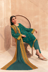 IZEL RUST-2PC (SHIRT & DUPATTA)
