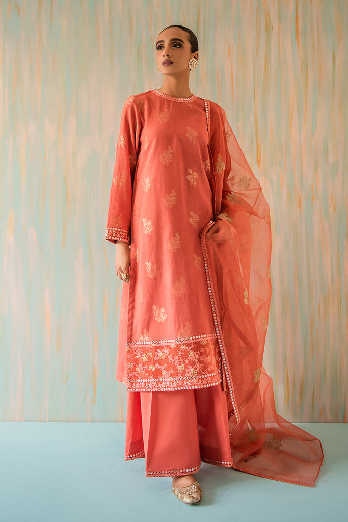 SUNEHRI-3PC (SHIRT, DUPATTA & TROUSER)
