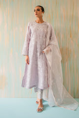 BANAFSHI-3PC (SHIRT, DUPATTA & TROUSER)