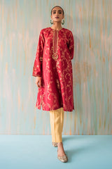 CRIMSON GLOW JACQUARD SHIRT