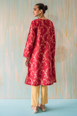 CRIMSON GLOW JACQUARD SHIRT