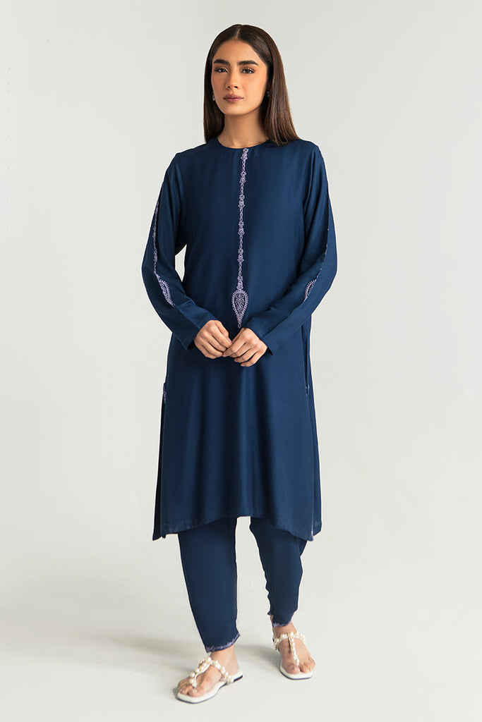 SAPPHIRE BLUE-2PC (SHIRT & TROUSER)