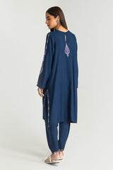 SAPPHIRE BLUE-2PC (SHIRT & TROUSER)