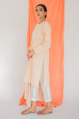 BEIGE SHELL-2PC (SHIRT & DUPATTA)