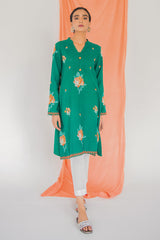 BERYL LEAF EMBROIDERED SHIRT