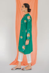 BERYL LEAF EMBROIDERED SHIRT
