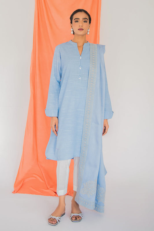 INSIGNIA BLUE-2PC (SHIRT & DUPATTA)