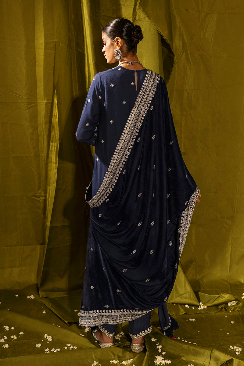 BLUE STONE-3PC (SHIRT, DUPATTA & TROUSER)