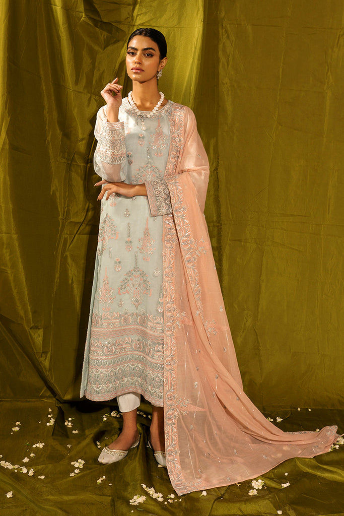 MINT FOREST-2PC (SHIRT & DUPATTA)