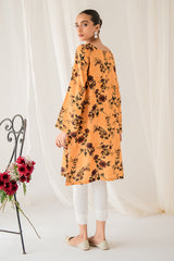 YELLOW JASMINE PRINTED LINEN SHIRT