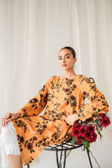 YELLOW JASMINE PRINTED LINEN SHIRT
