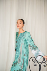 PRIME RISE PRINTED LINEN SHIRT
