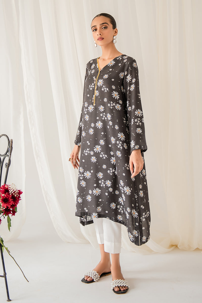 FLINT ROCK DIGITAL PRINTED LINEN SHIRT